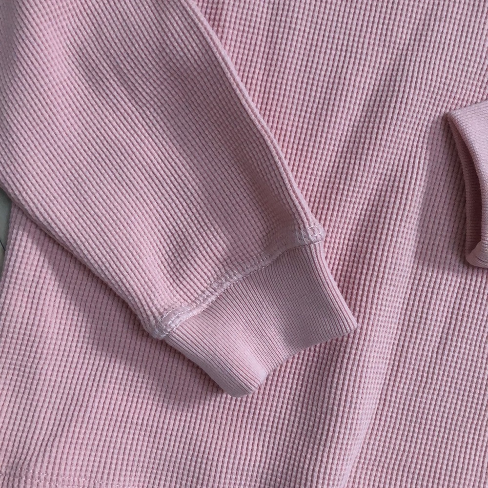 Leallo waffle cotton stretch hoodie sweatshirt - Picture 9 of 9